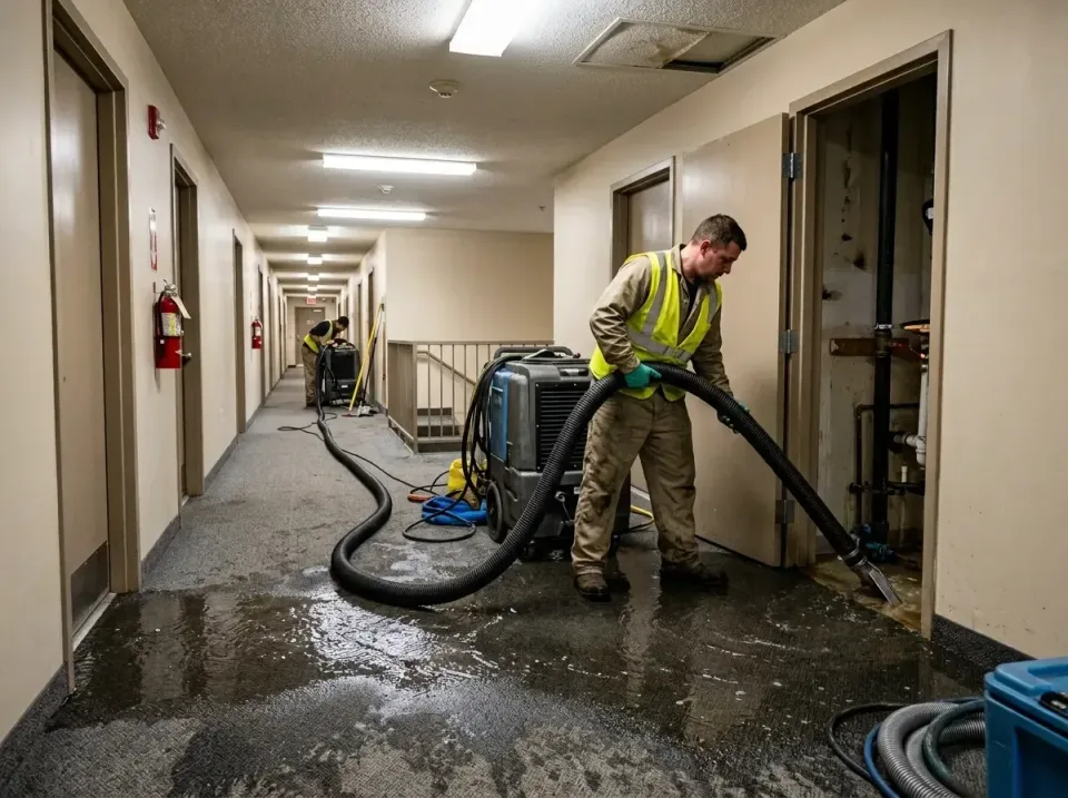 multi-unit-apartment-hallway-f-005 — frequently asked questions, Emergency Burst Pipe Water Extraction & Removal in South Po…